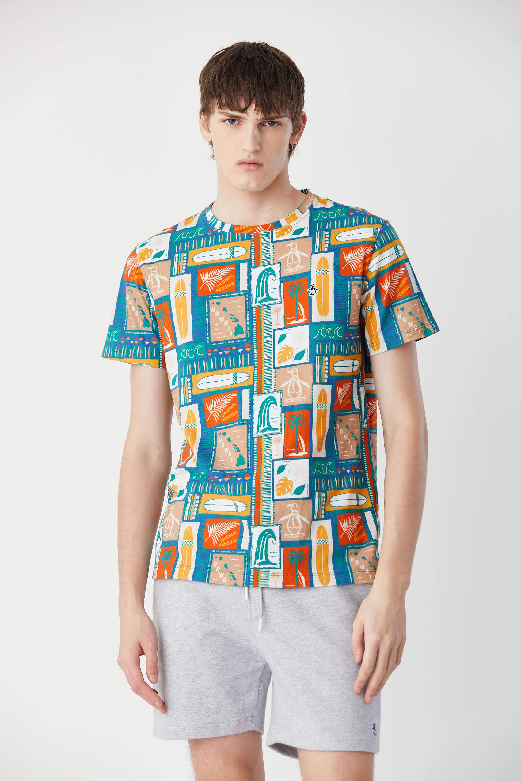 Ss Surf Full Print Tee