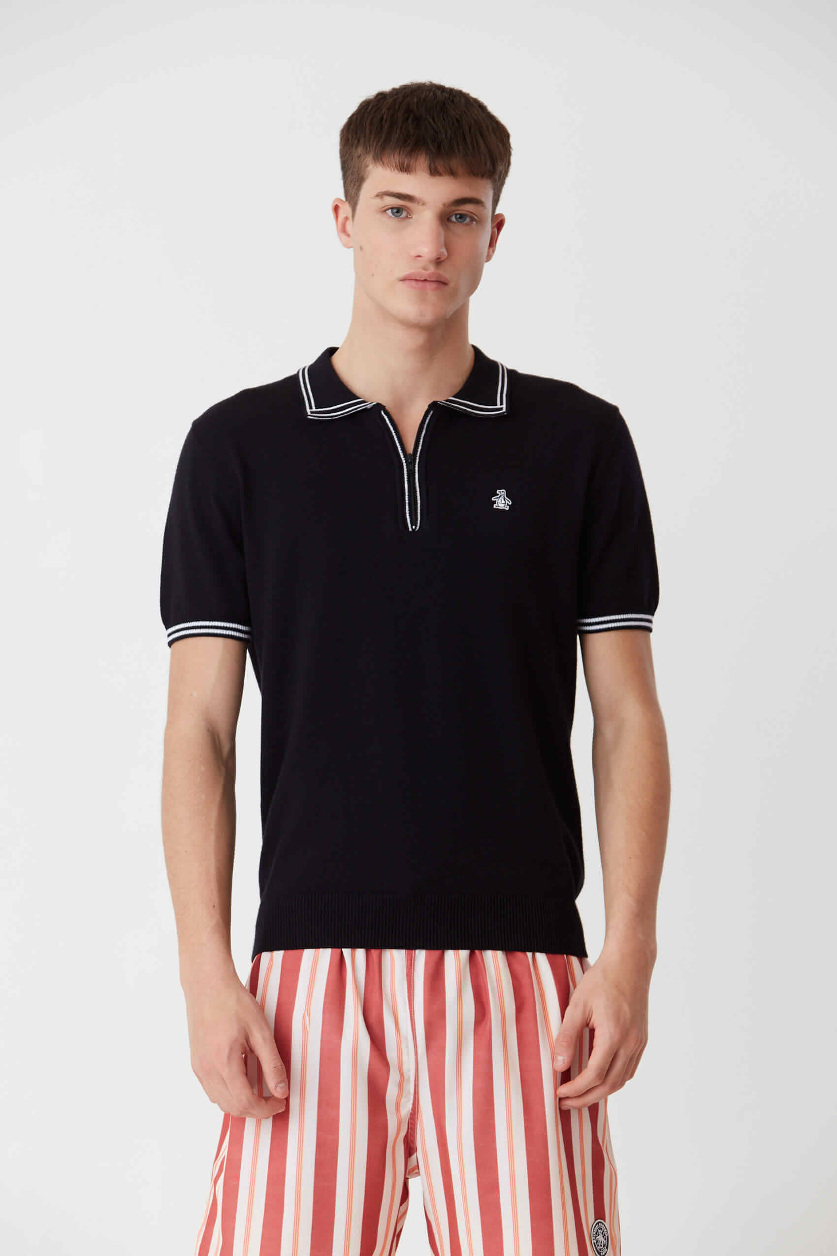 Piping Knitted Polo